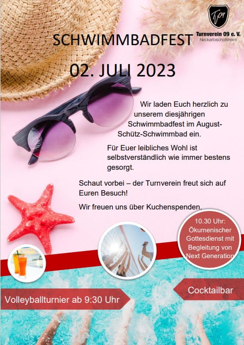 Schwimmbadfest Freibad Neckarbischofsheim 2023