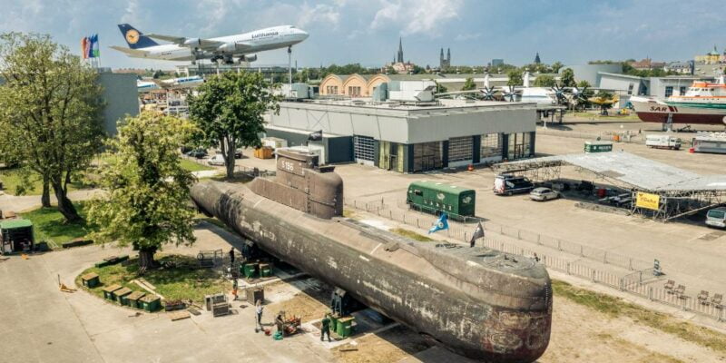 U17 U-Boot  wird für Reise ins Technik Museum Sinsheim gedreht