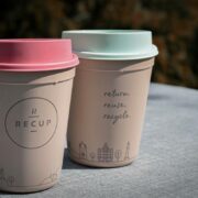 Symbol Recup Coffee to go Pfandbecher Mehrweg Gastronomie Pflicht Gesetz